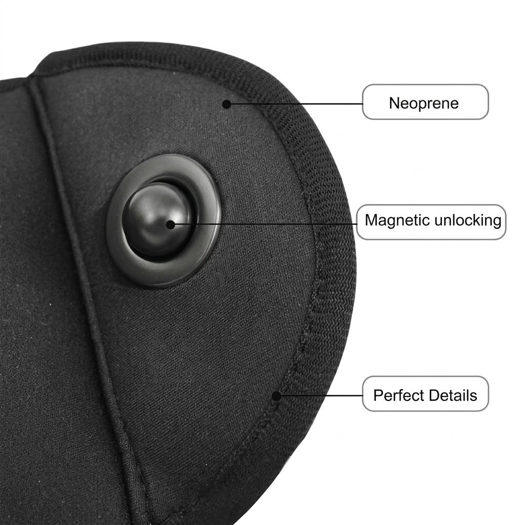 Close-up of the PhoneLock pouch signal-blocking lining